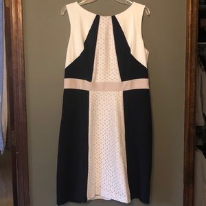 Dress Barn lined slightly above the knee dress.